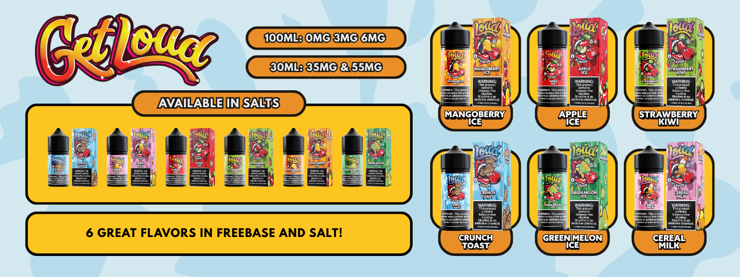 LOUD 100ml Vape Juice LOUD 100ml Vape Juice